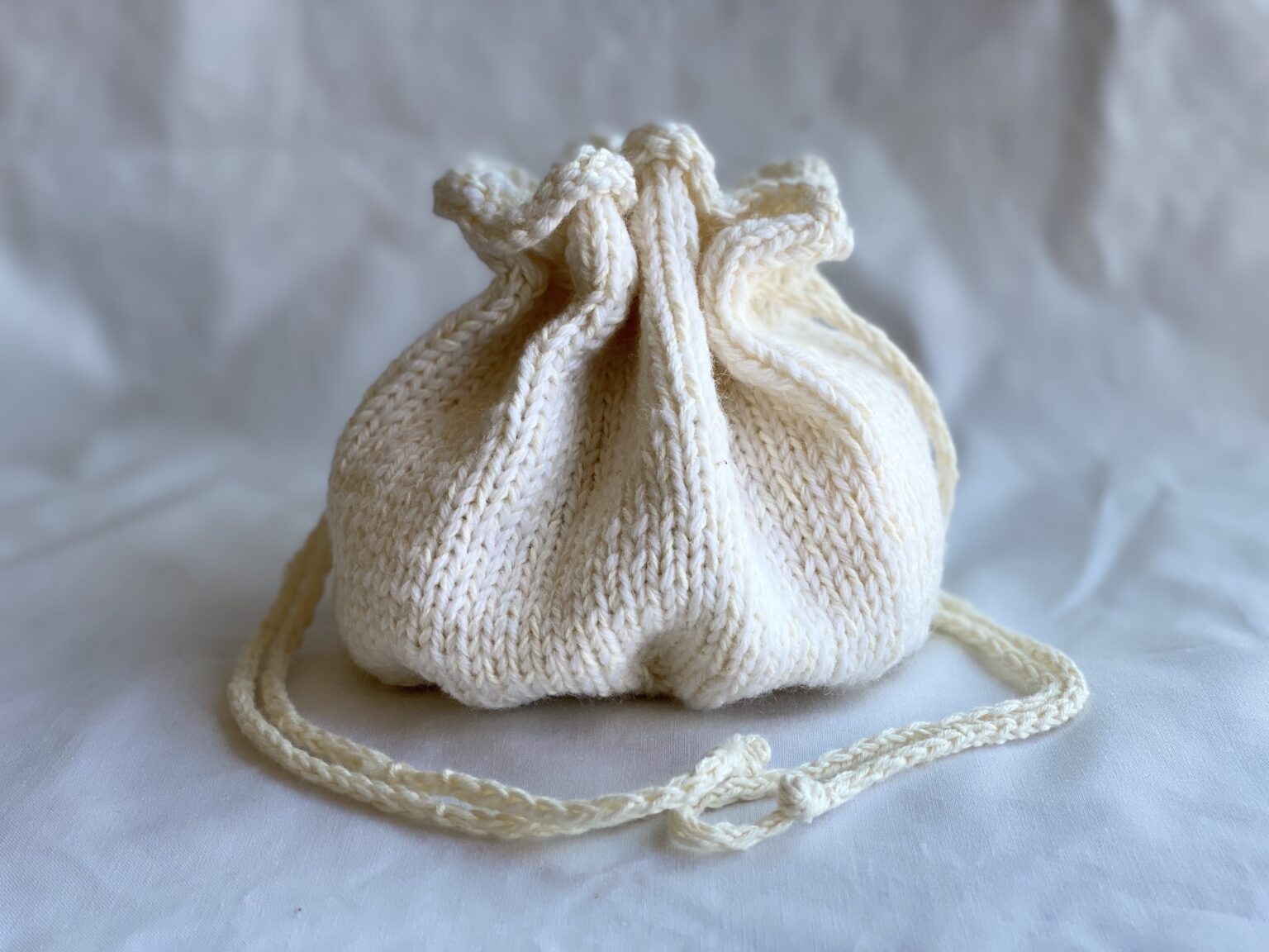 Knitted Pouch/ Small Bag